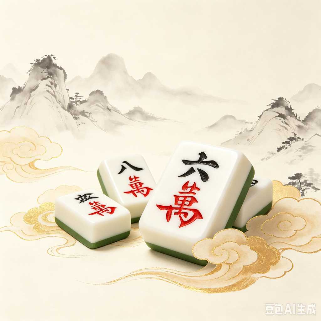 premium resin mahjong game set